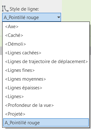 Style de ligne